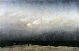 caspar david friedrich – le moine au bord de la mer (1809)
